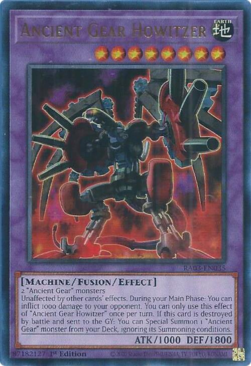 Ancient Gear Howitzer (UR) [RA03-EN035] Ultra Rare | L.A. Mood Comics and Games