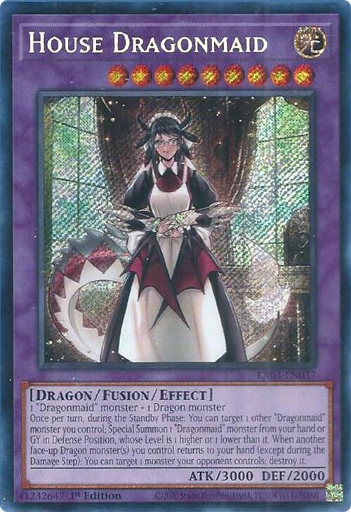 House Dragonmaid (Secret Rare) [RA03-EN037] Secret Rare | L.A. Mood Comics and Games