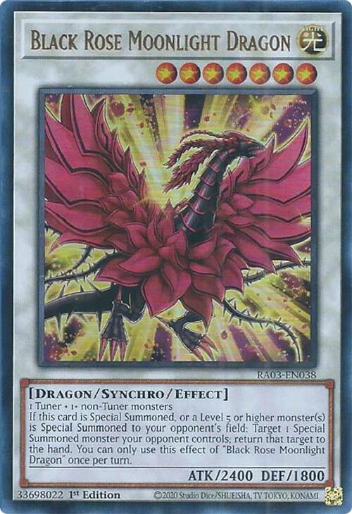 Black Rose Moonlight Dragon (UR) [RA03-EN038] Ultra Rare | L.A. Mood Comics and Games