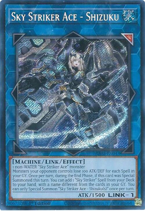 Sky Striker Ace - Shizuku (Secret Rare) [RA03-EN043] Secret Rare | L.A. Mood Comics and Games