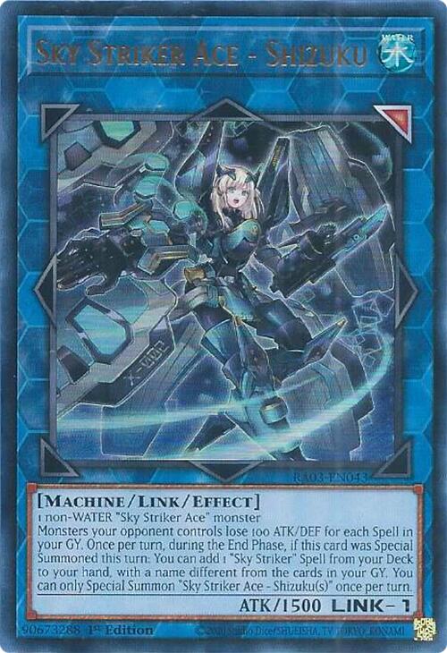 Sky Striker Ace - Shizuku (UR) [RA03-EN043] Ultra Rare | L.A. Mood Comics and Games