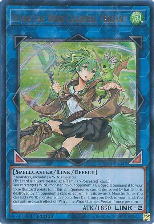 Wynn the Wind Charmer, Verdant (UR) [RA03-EN045] Ultra Rare | L.A. Mood Comics and Games