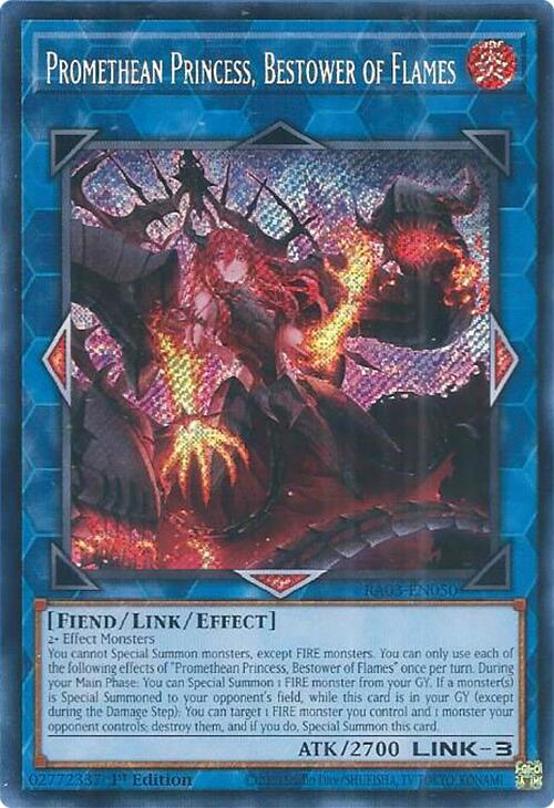 Promethean Princess, Bestower of Flames (Secret Rare) [RA03-EN050] Secret Rare | L.A. Mood Comics and Games