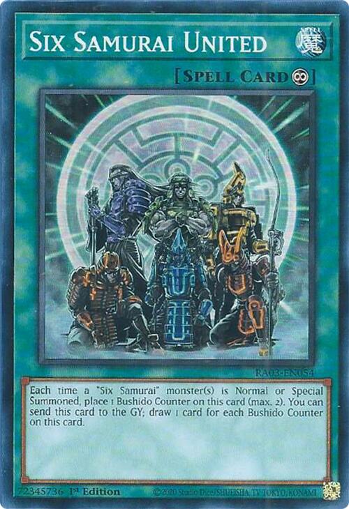 Six Samurai United [RA03-EN054] Super Rare | L.A. Mood Comics and Games