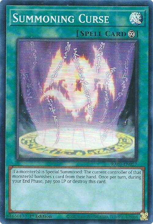 Summoning Curse [RA03-EN057] Super Rare | L.A. Mood Comics and Games
