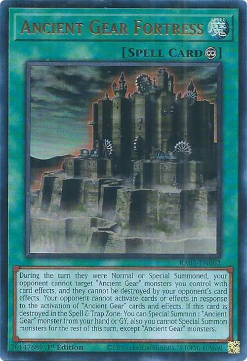 Ancient Gear Fortress (UR) [RA03-EN062] Ultra Rare | L.A. Mood Comics and Games