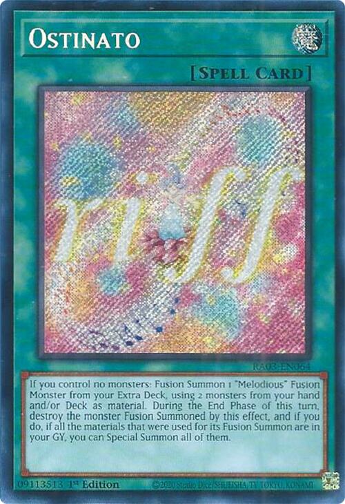 Ostinato (Secret Rare) [RA03-EN064] Secret Rare | L.A. Mood Comics and Games