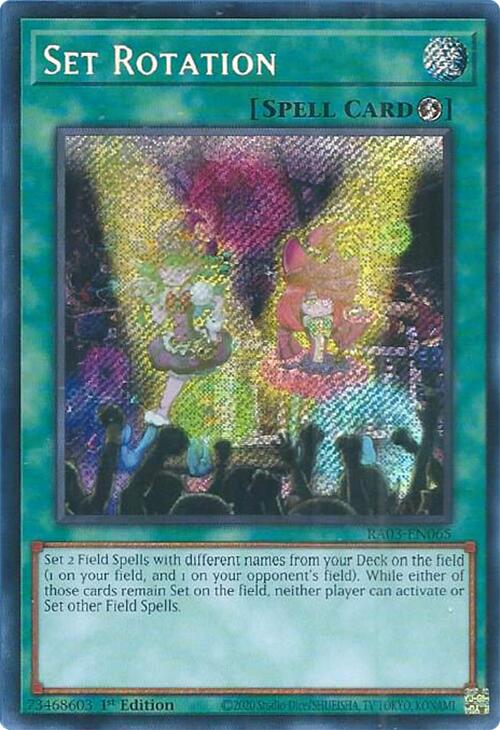 Set Rotation (Secret Rare) [RA03-EN065] Secret Rare | L.A. Mood Comics and Games