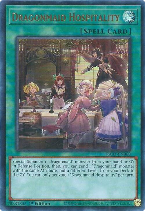 Dragonmaid Hospitality (UR) [RA03-EN068] Ultra Rare | L.A. Mood Comics and Games