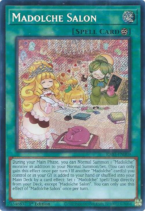 Madolche Salon (Secret Rare) [RA03-EN069] Secret Rare | L.A. Mood Comics and Games