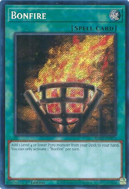 Bonfire (Secret Rare) [RA03-EN073] Secret Rare | L.A. Mood Comics and Games