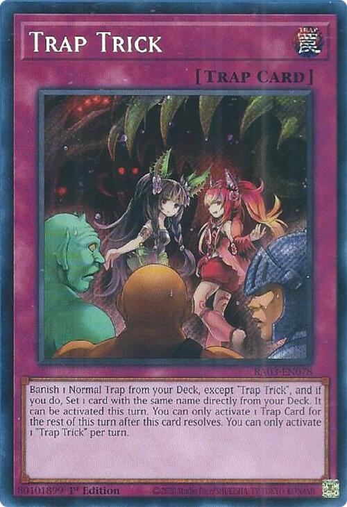 Trap Trick (Secret Rare) [RA03-EN078] Secret Rare | L.A. Mood Comics and Games