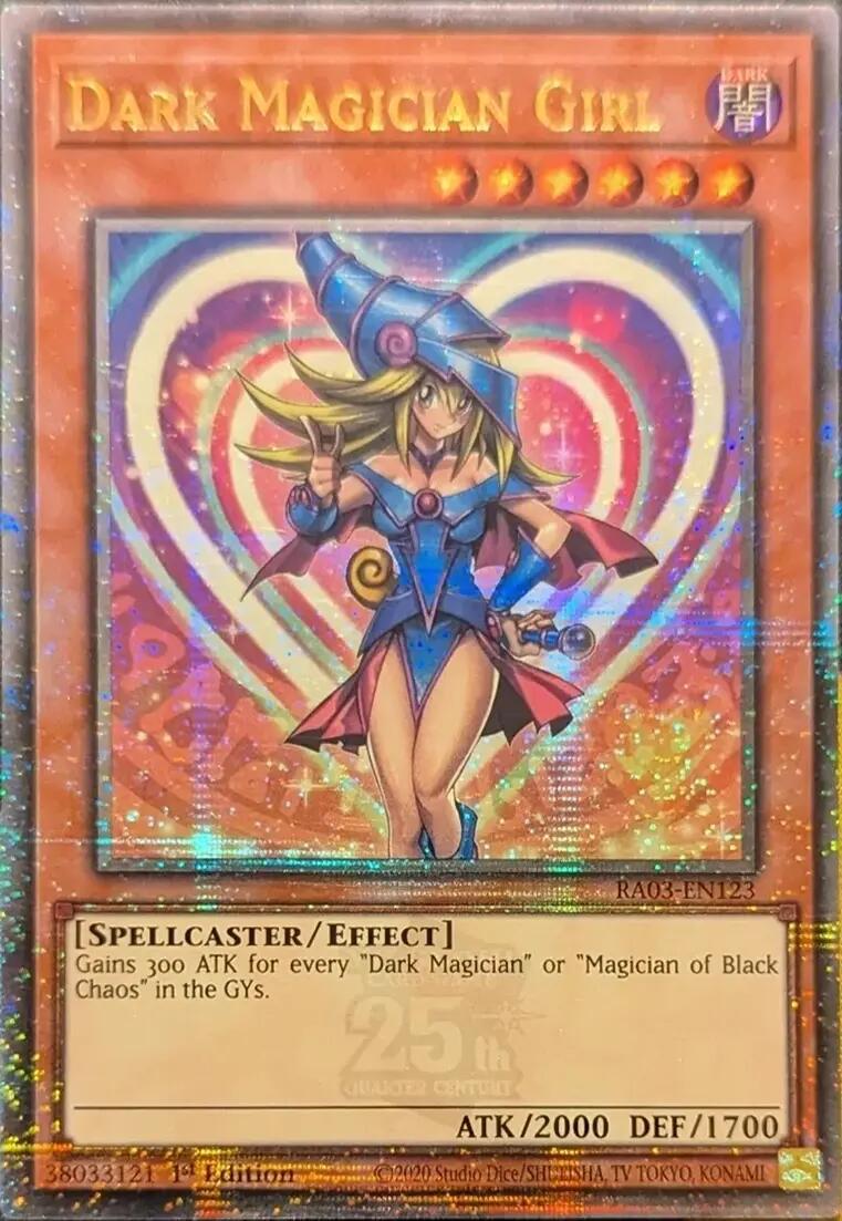 Dark Magician Girl (Quarter Century Secret Rare) [RA03-EN123] Quarter Century Secret Rare | L.A. Mood Comics and Games