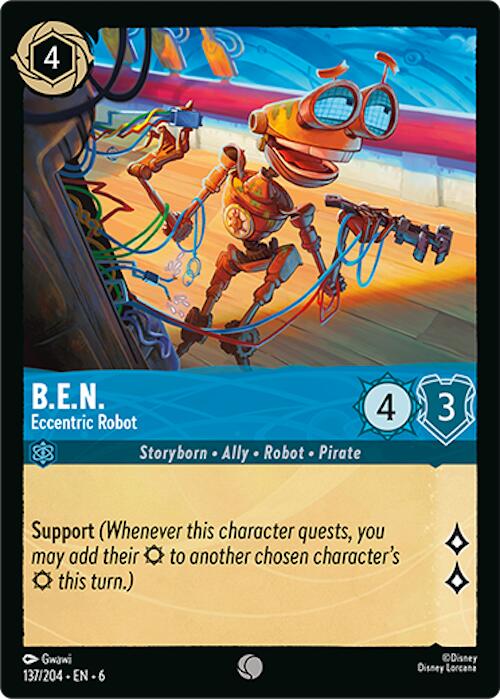 B.E.N. - Eccentric Robot (137/204) [Azurite Sea] | L.A. Mood Comics and Games