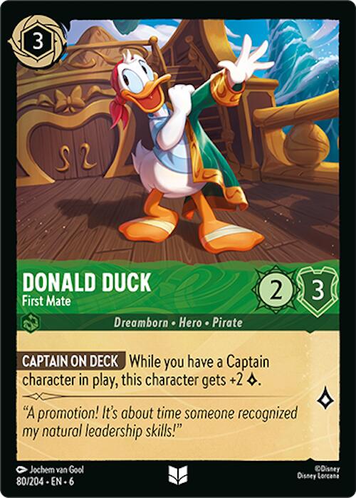 Donald Duck - First Mate (80/204) [Azurite Sea] | L.A. Mood Comics and Games