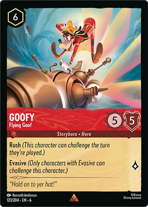Goofy - Flying Goof (123/204) [Azurite Sea] | L.A. Mood Comics and Games