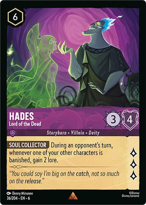 Hades - Lord of the Dead (36/204) [Azurite Sea] | L.A. Mood Comics and Games