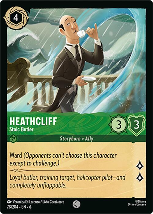 Heathcliff - Stoic Butler (78/204) [Azurite Sea] | L.A. Mood Comics and Games
