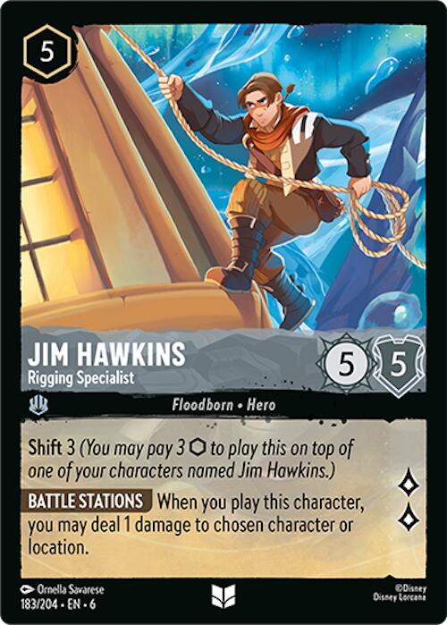 Jim Hawkins - Rigging Specialist (183/204) [Azurite Sea] | L.A. Mood Comics and Games