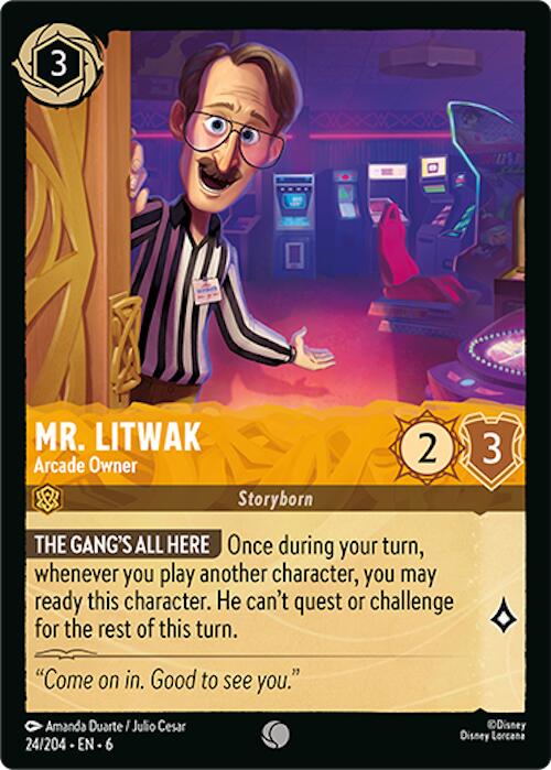 Mr. Litwak - Arcade Owner (24/204) [Azurite Sea] | L.A. Mood Comics and Games