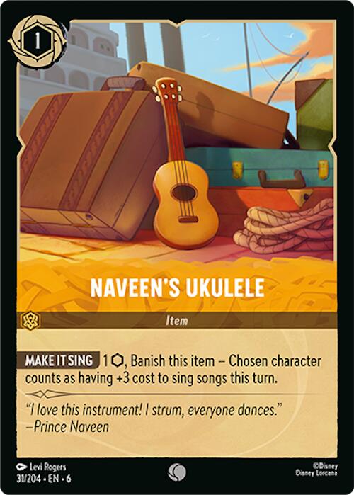 Naveen's Ukulele (31/204) [Azurite Sea] | L.A. Mood Comics and Games