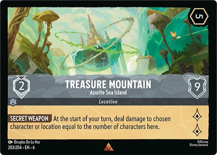 Treasure Mountain - Azurite Sea Island (203/204) [Azurite Sea] | L.A. Mood Comics and Games