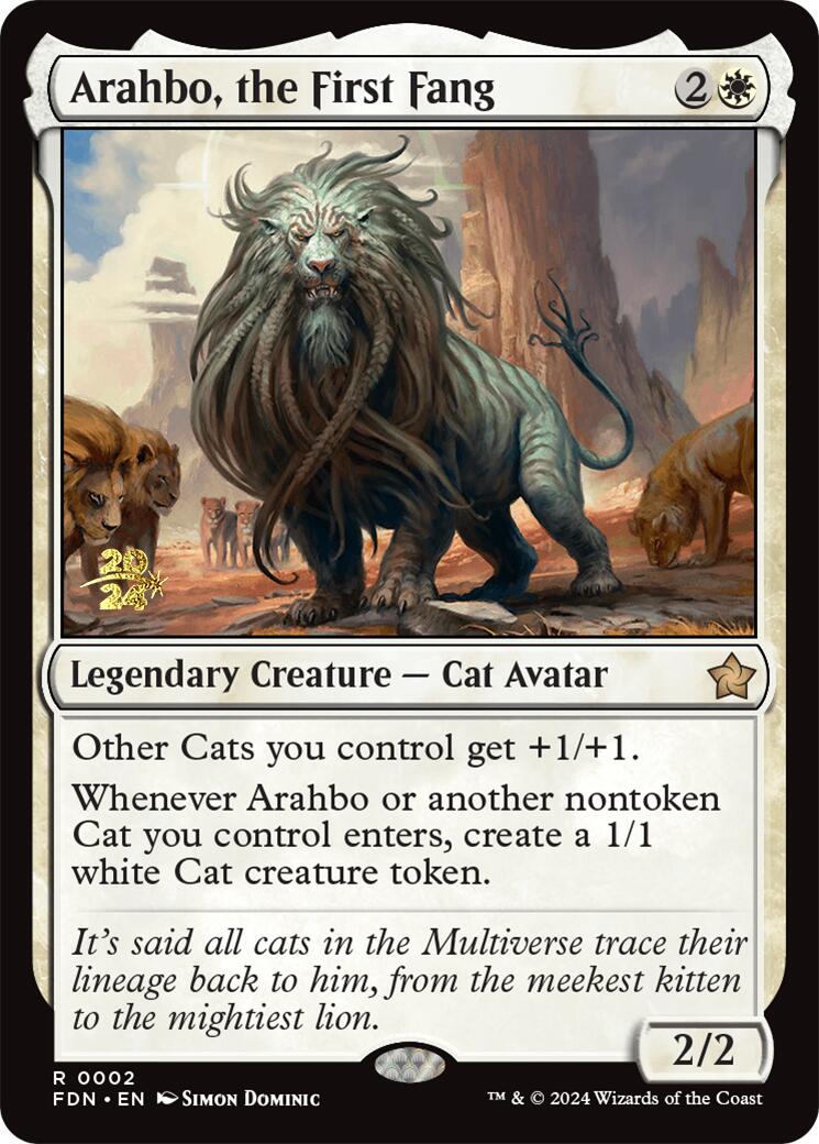 Arahbo, the First Fang [Foundations Prerelease Promos] | L.A. Mood Comics and Games