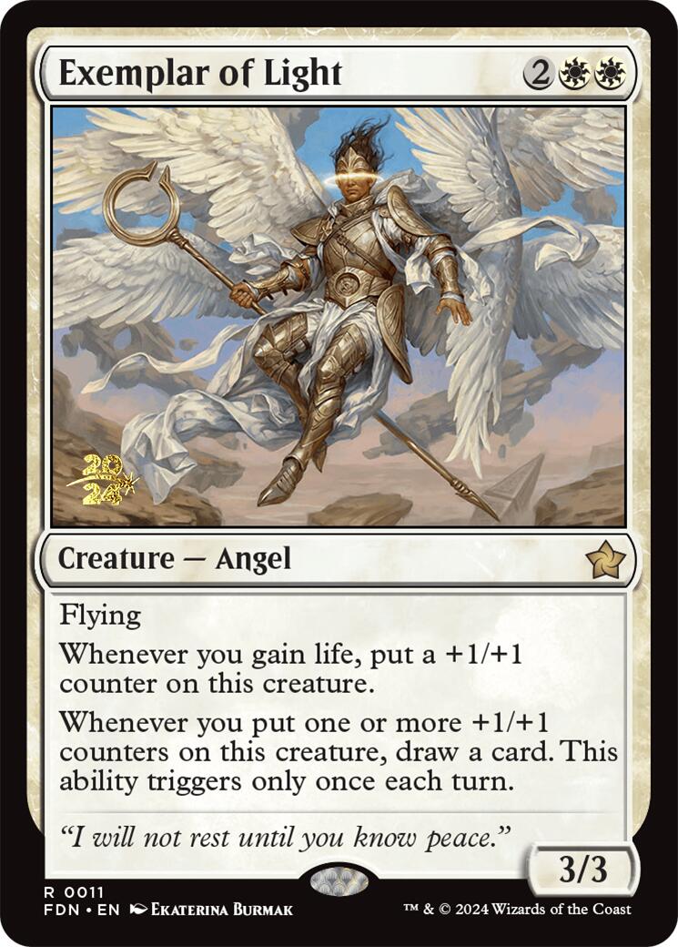 Exemplar of Light [Foundations Prerelease Promos] | L.A. Mood Comics and Games