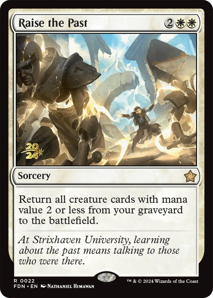 Raise the Past [Foundations Prerelease Promos] | L.A. Mood Comics and Games