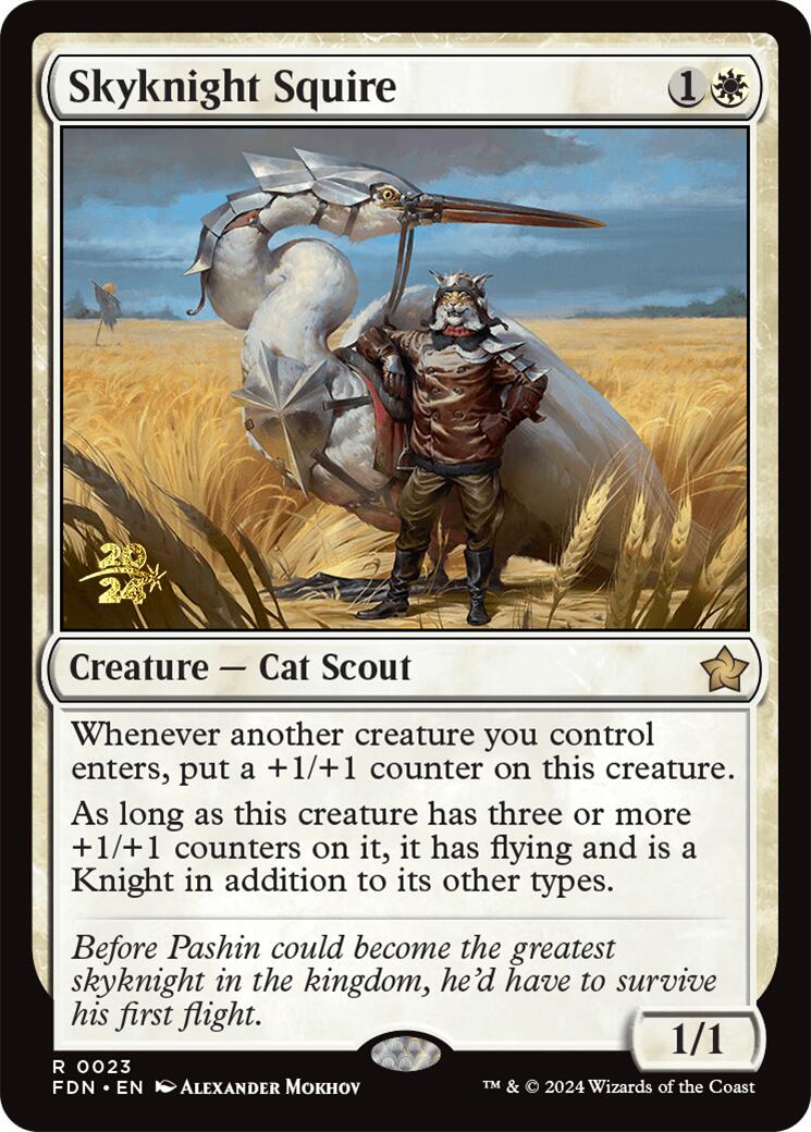 Skyknight Squire [Foundations Prerelease Promos] | L.A. Mood Comics and Games