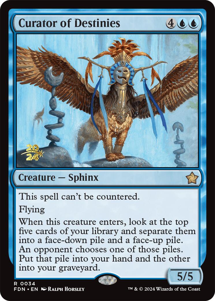 Curator of Destinies [Foundations Prerelease Promos] | L.A. Mood Comics and Games