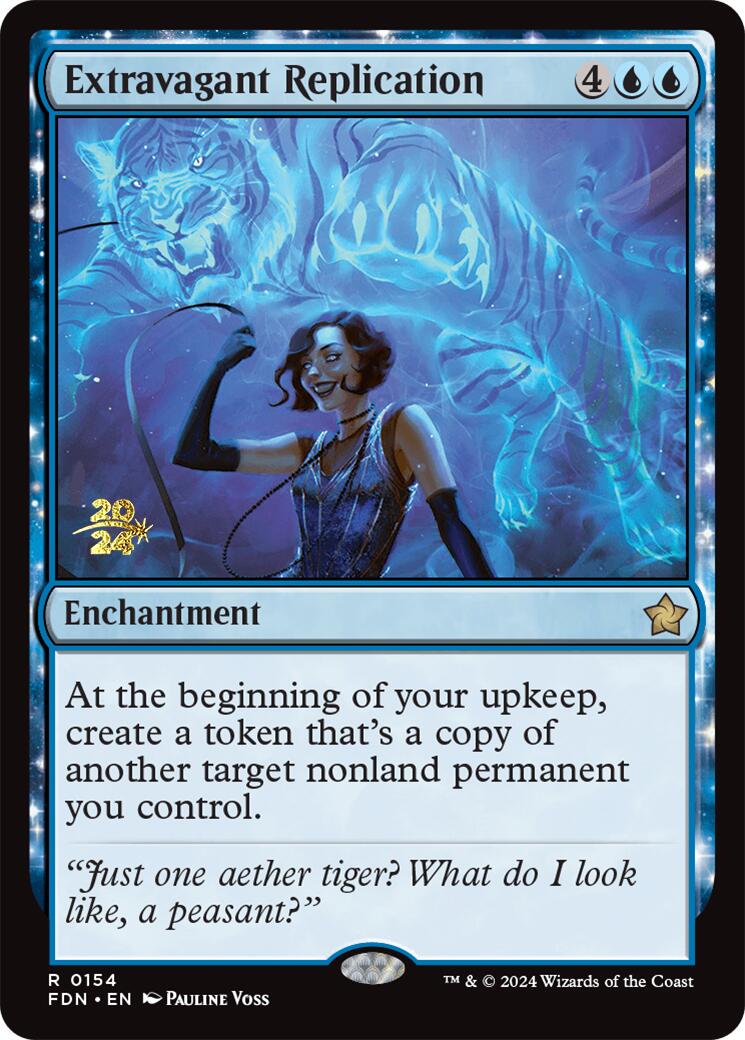 Extravagant Replication [Foundations Prerelease Promos] | L.A. Mood Comics and Games