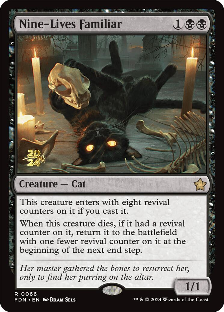 Nine-Lives Familiar [Foundations Prerelease Promos] | L.A. Mood Comics and Games