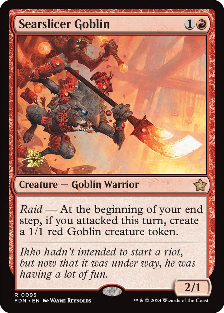 Searslicer Goblin [Foundations Prerelease Promos] | L.A. Mood Comics and Games