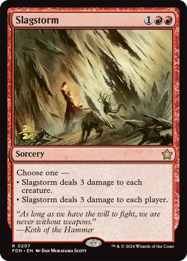 Slagstorm [Foundations Prerelease Promos] | L.A. Mood Comics and Games