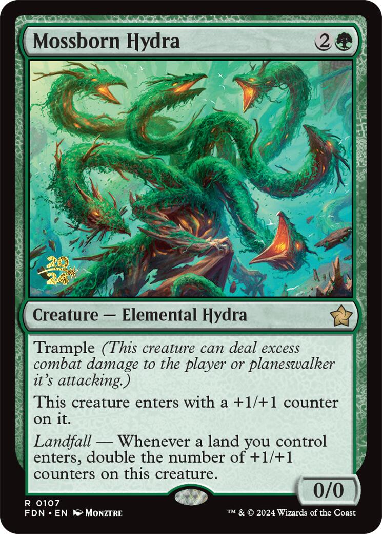 Mossborn Hydra [Foundations Prerelease Promos] | L.A. Mood Comics and Games