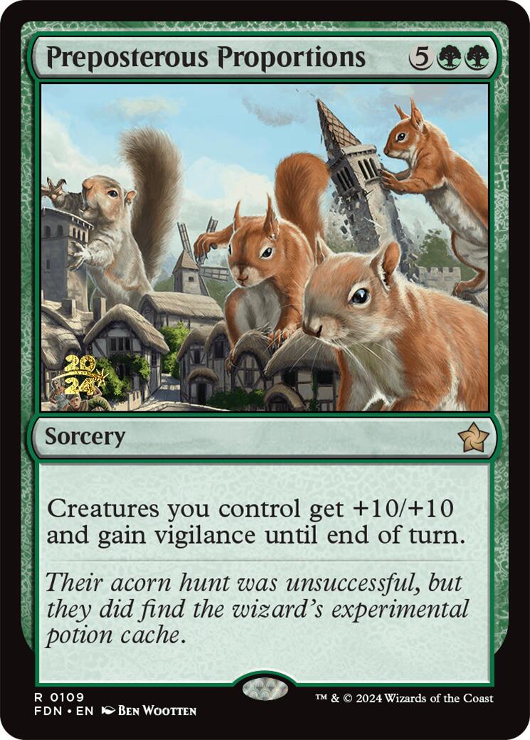 Preposterous Proportions [Foundations Prerelease Promos] | L.A. Mood Comics and Games