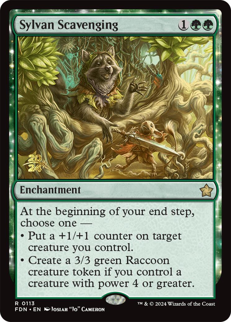 Sylvan Scavenging [Foundations Prerelease Promos] | L.A. Mood Comics and Games