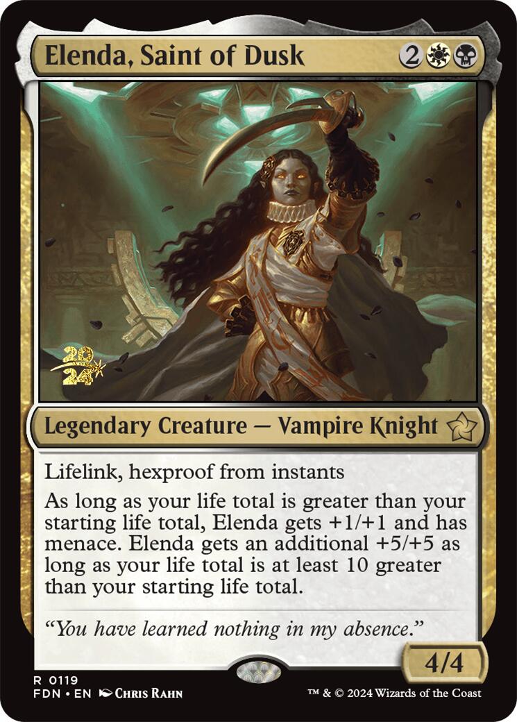 Elenda, Saint of Dusk [Foundations Prerelease Promos] | L.A. Mood Comics and Games