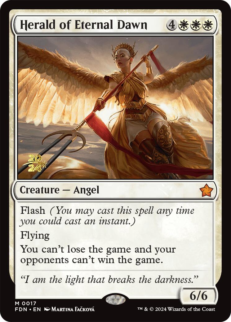 Herald of Eternal Dawn [Foundations Prerelease Promos] | L.A. Mood Comics and Games