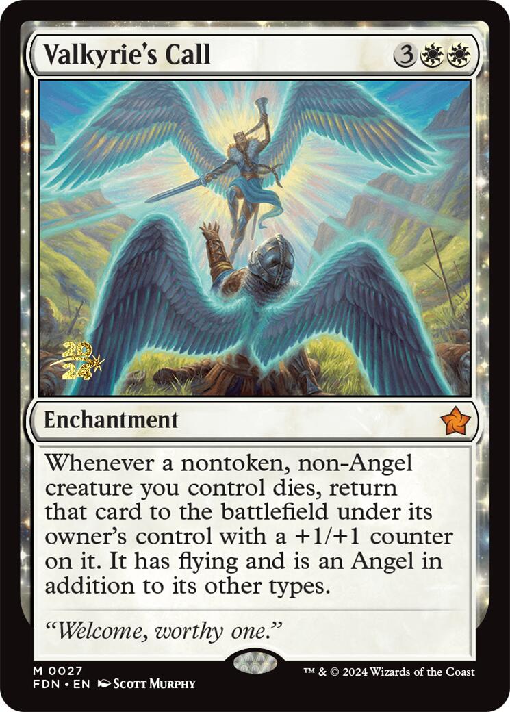 Valkyrie's Call [Foundations Prerelease Promos] | L.A. Mood Comics and Games