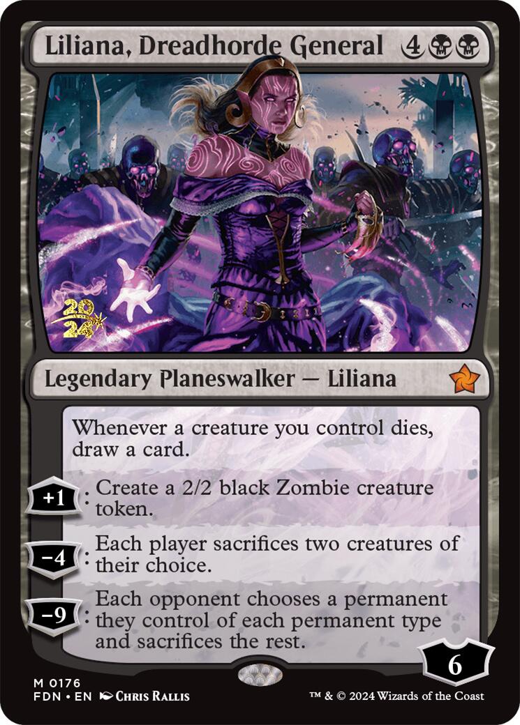 Liliana, Dreadhorde General [Foundations Prerelease Promos] | L.A. Mood Comics and Games