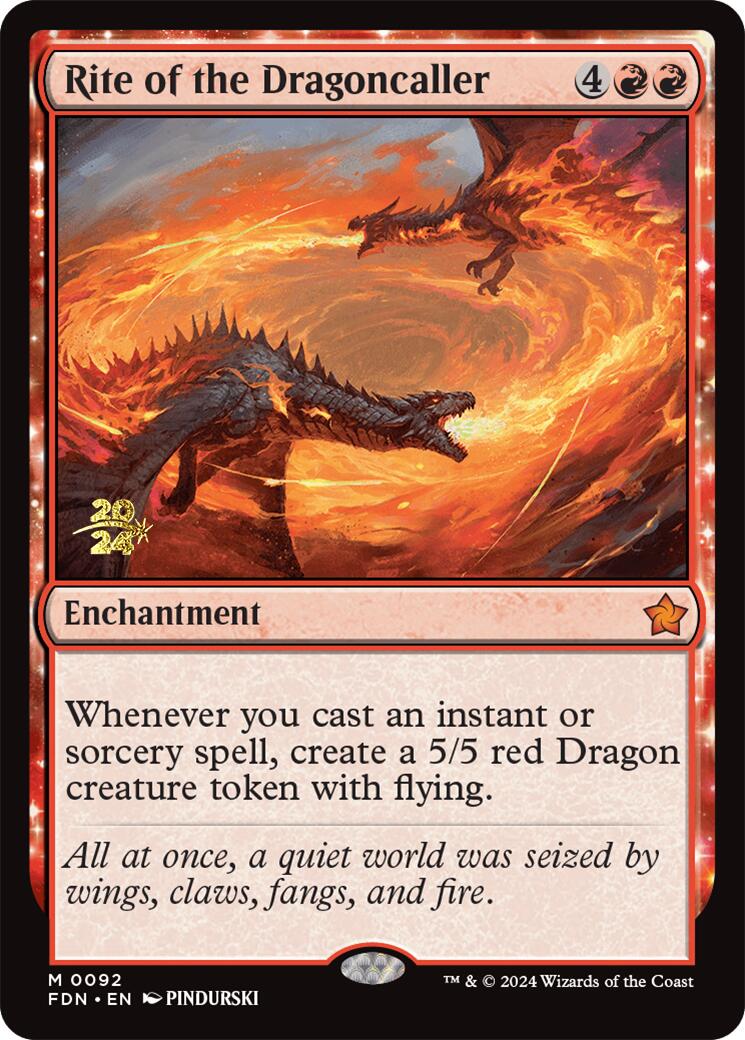 Rite of the Dragoncaller [Foundations Prerelease Promos] | L.A. Mood Comics and Games