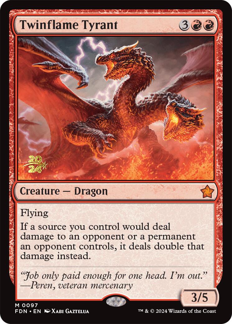 Twinflame Tyrant [Foundations Prerelease Promos] | L.A. Mood Comics and Games