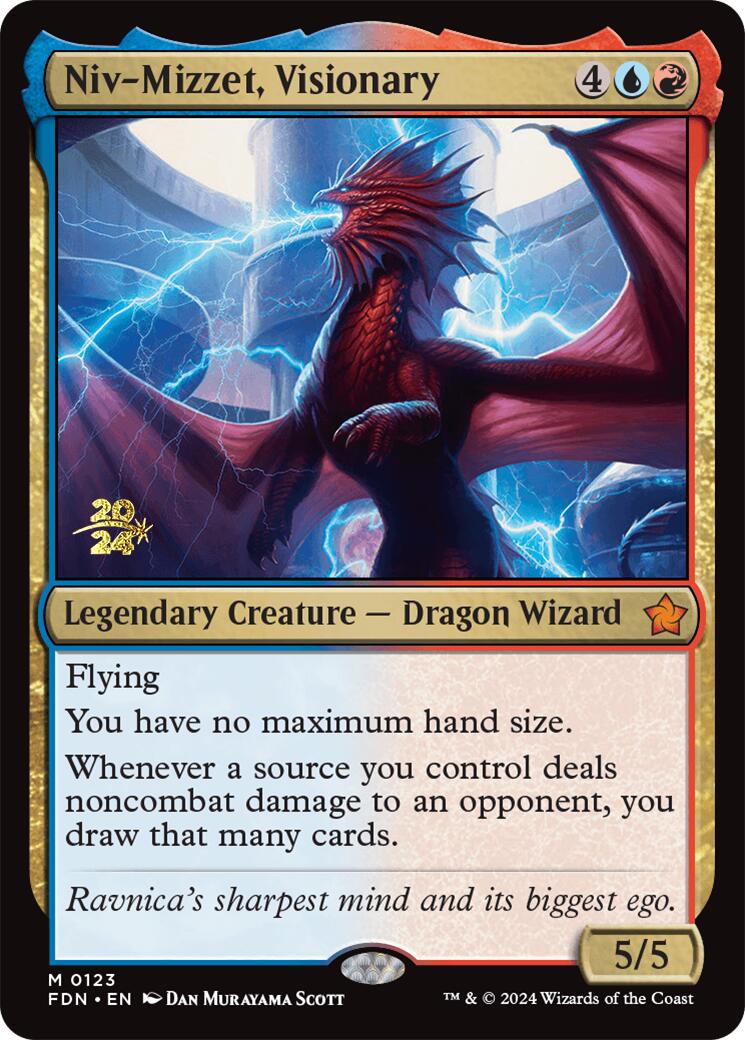 Niv-Mizzet, Visionary [Foundations Prerelease Promos] | L.A. Mood Comics and Games