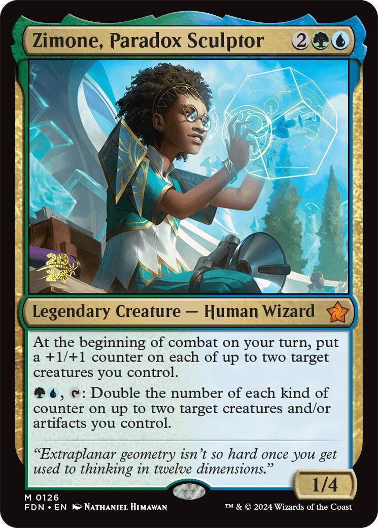 Zimone, Paradox Sculptor [Foundations Prerelease Promos] | L.A. Mood Comics and Games