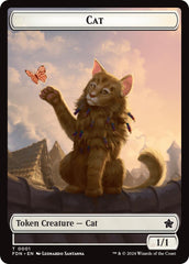 Spirit // Cat (0001) Doubled-Sided Token [Foundations Tokens] | L.A. Mood Comics and Games