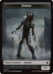 Zombie // Insect Doubled-Sided Token [Foundations Tokens] | L.A. Mood Comics and Games