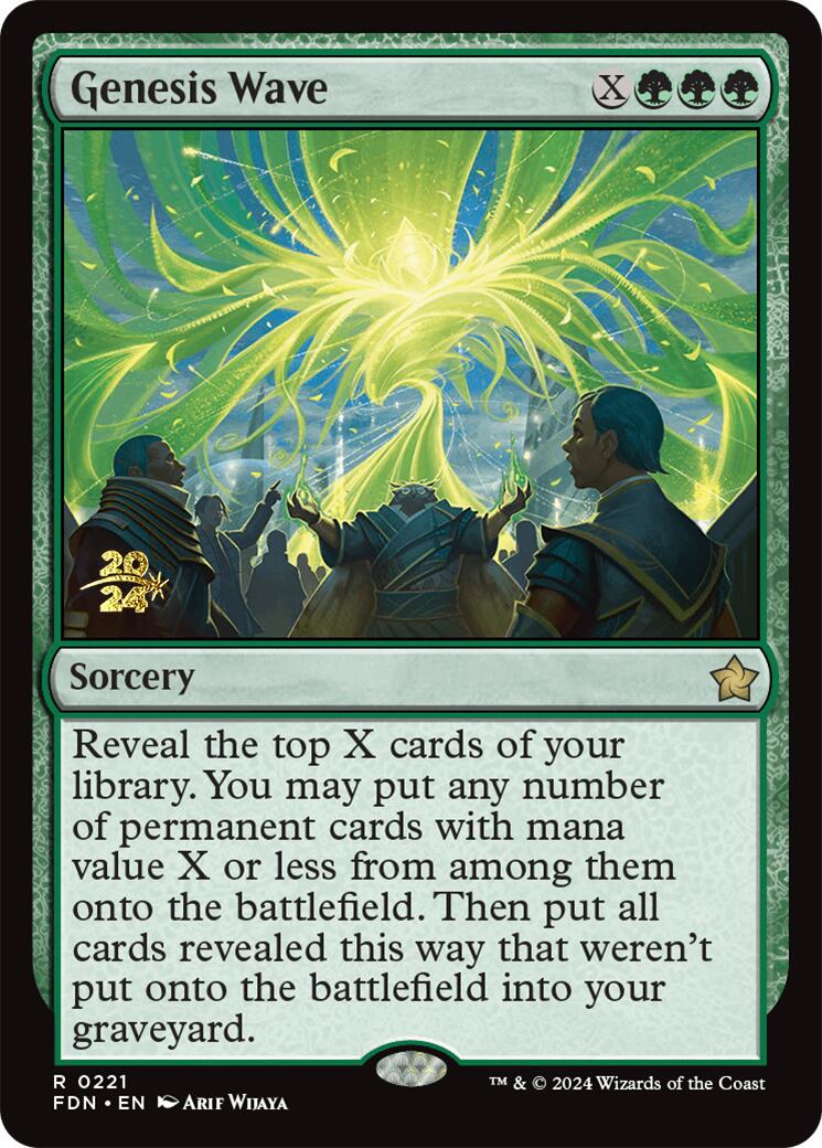 Genesis Wave [Foundations Prerelease Promos] | L.A. Mood Comics and Games