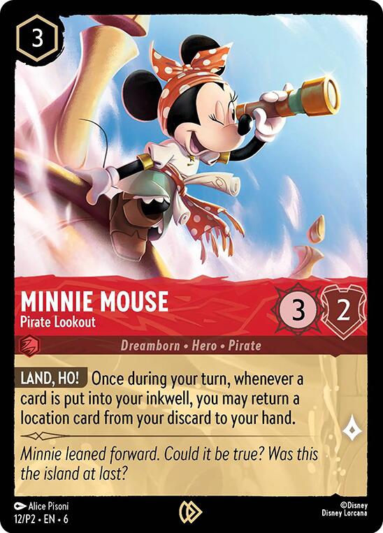 Minnie Mouse - Pirate Lookout (12/P2) [Promo Cards] | L.A. Mood Comics and Games